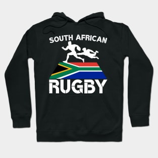 South Africa Flag Rugby Field Hoodie